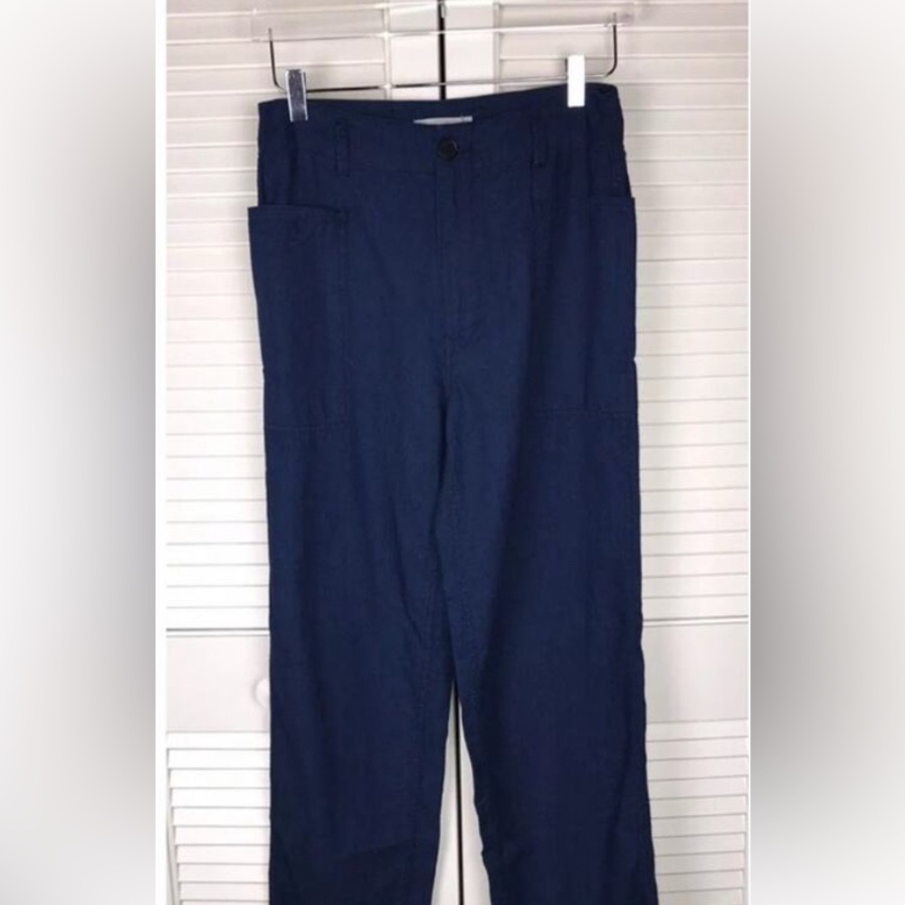 Vince Cotton Patch Pocket Denim Jeans High Rise